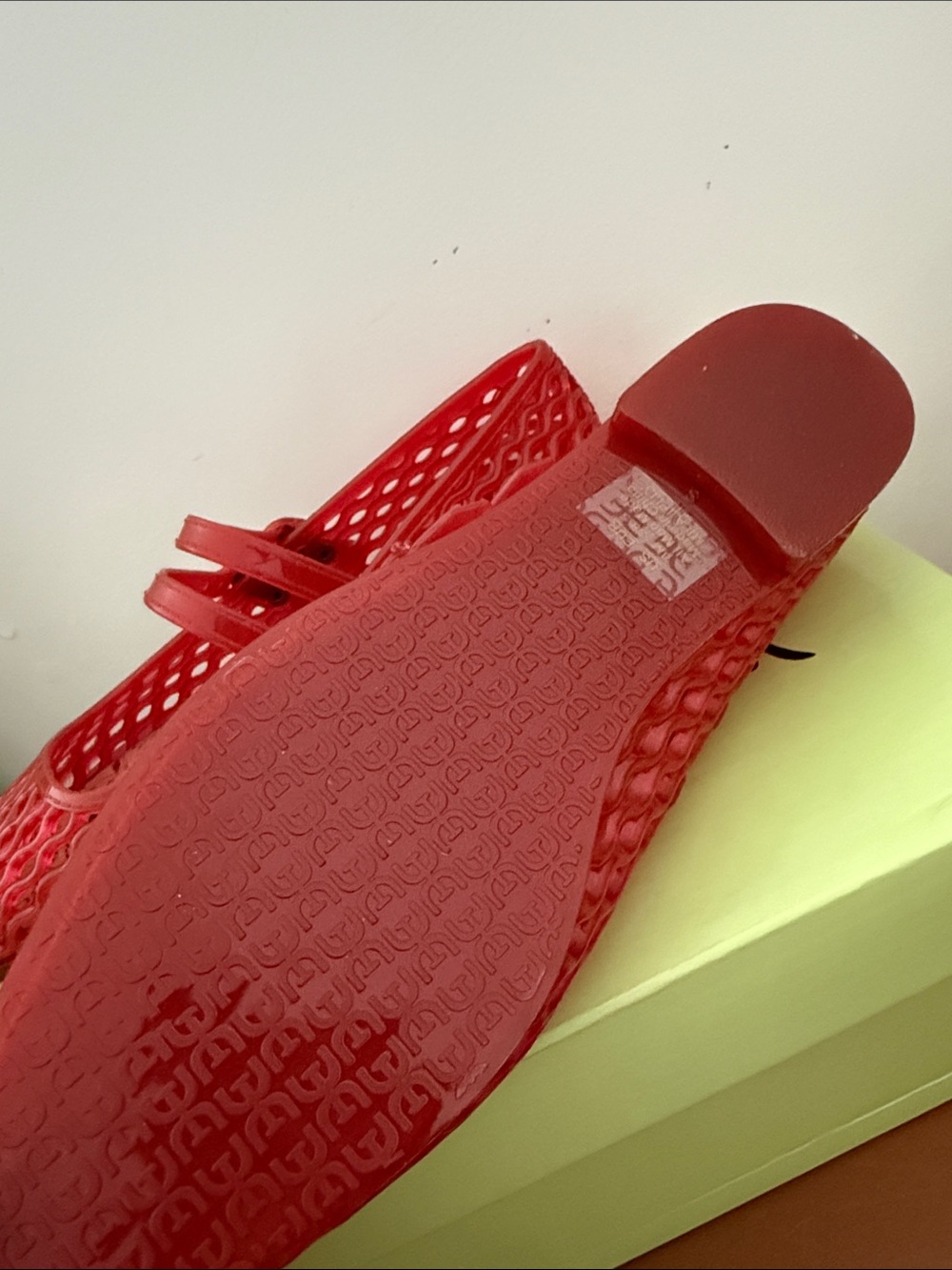 Sam Edelman Red Dual-Strap Jelly Mary Janes - Picture 3 of 7